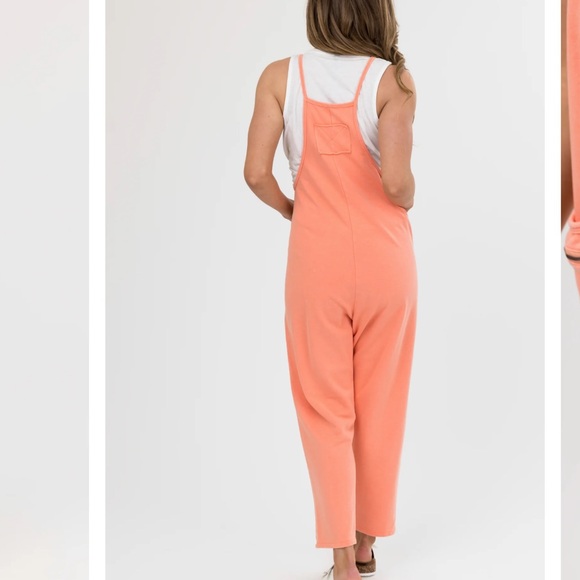 22 Mineral Washed French Terry Harem Jumpsuit - Picture 5 of 5